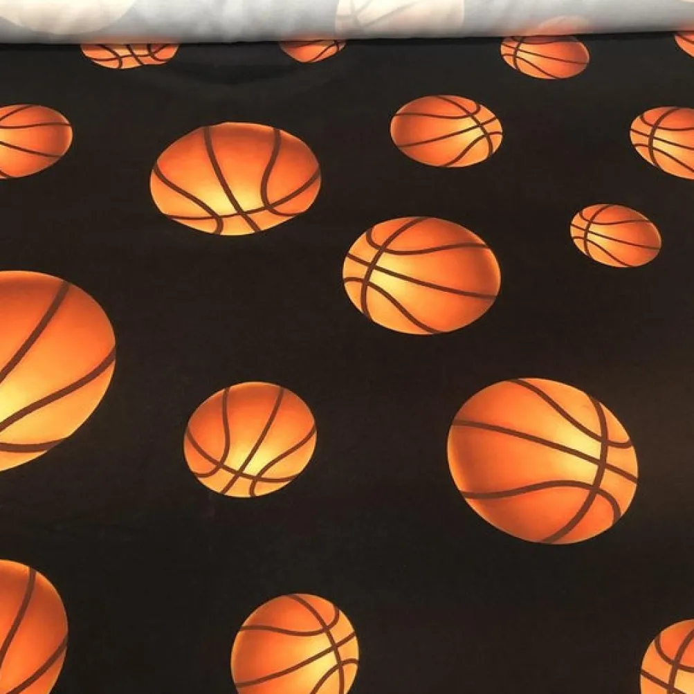 Sports (Poly Print) Table Runner in Basketball