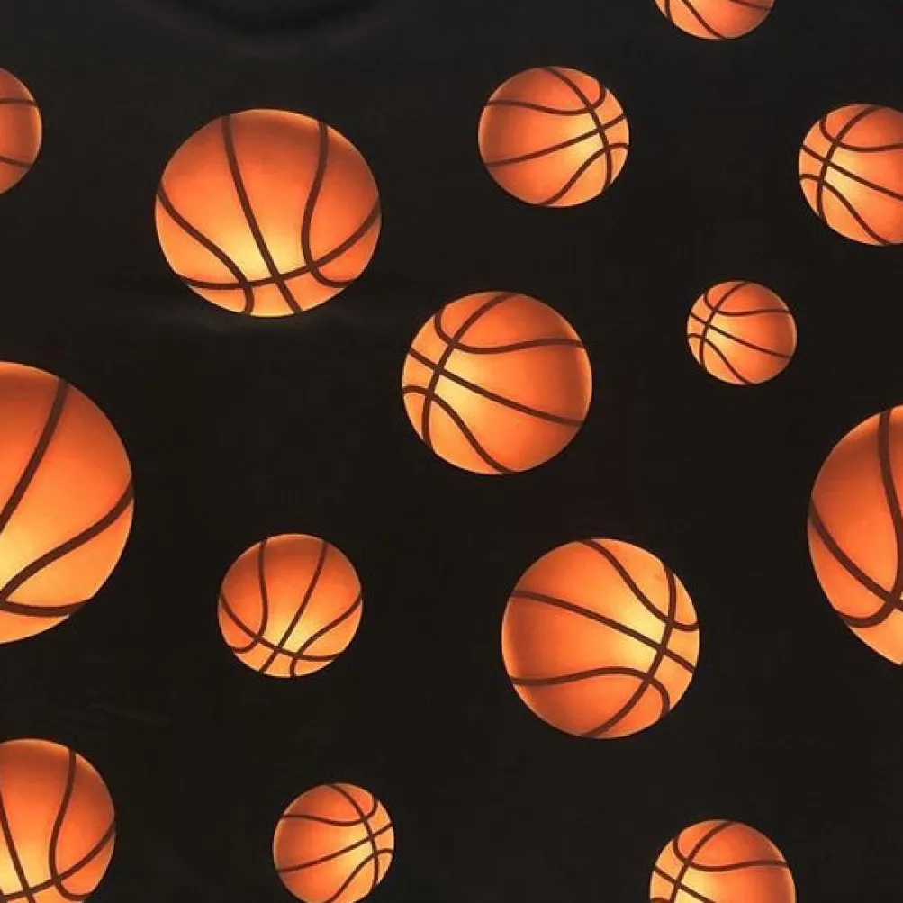 Sports (Poly Print) Table Runner in Basketball