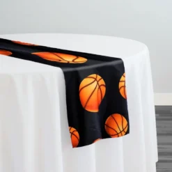 Sports (Poly Print) Table Runner in Basketball