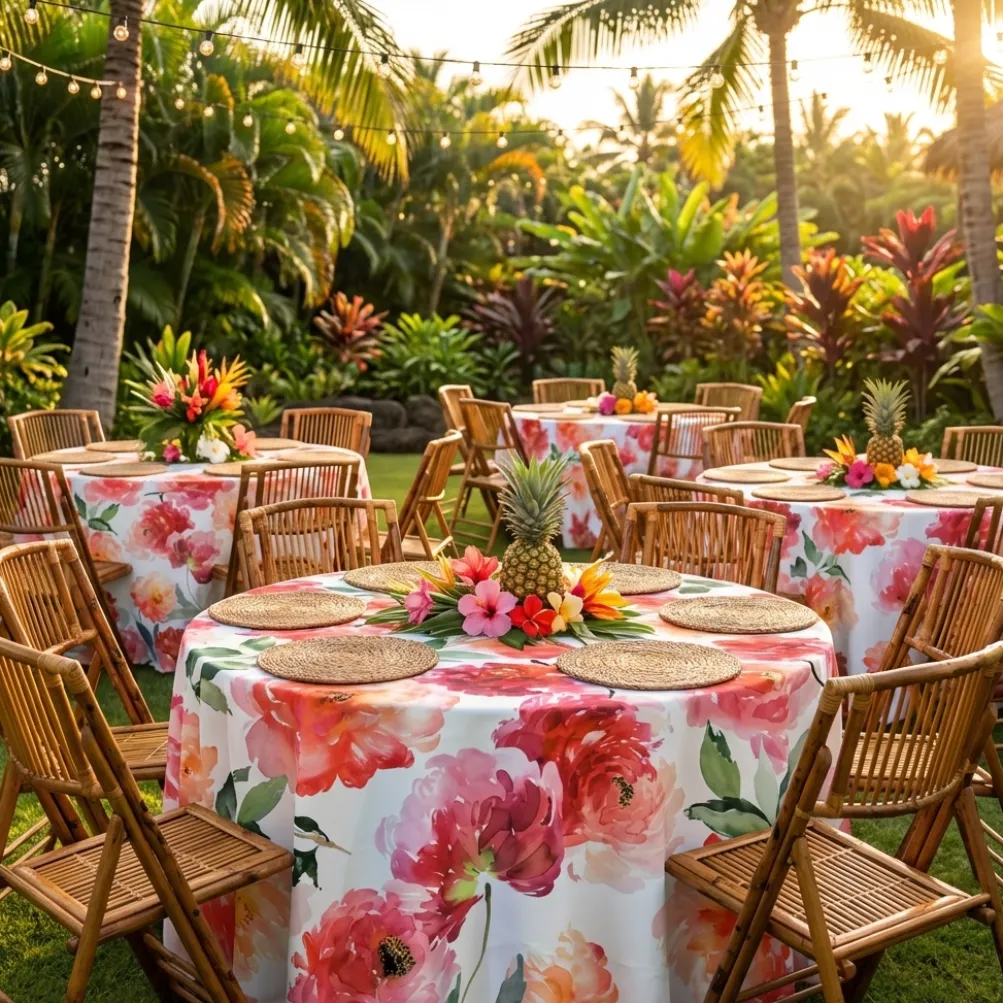 Spring Blossom (Poly Print) Table Linen