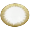Stardust - Glass Charger Plate in Gold (Item # 0277)