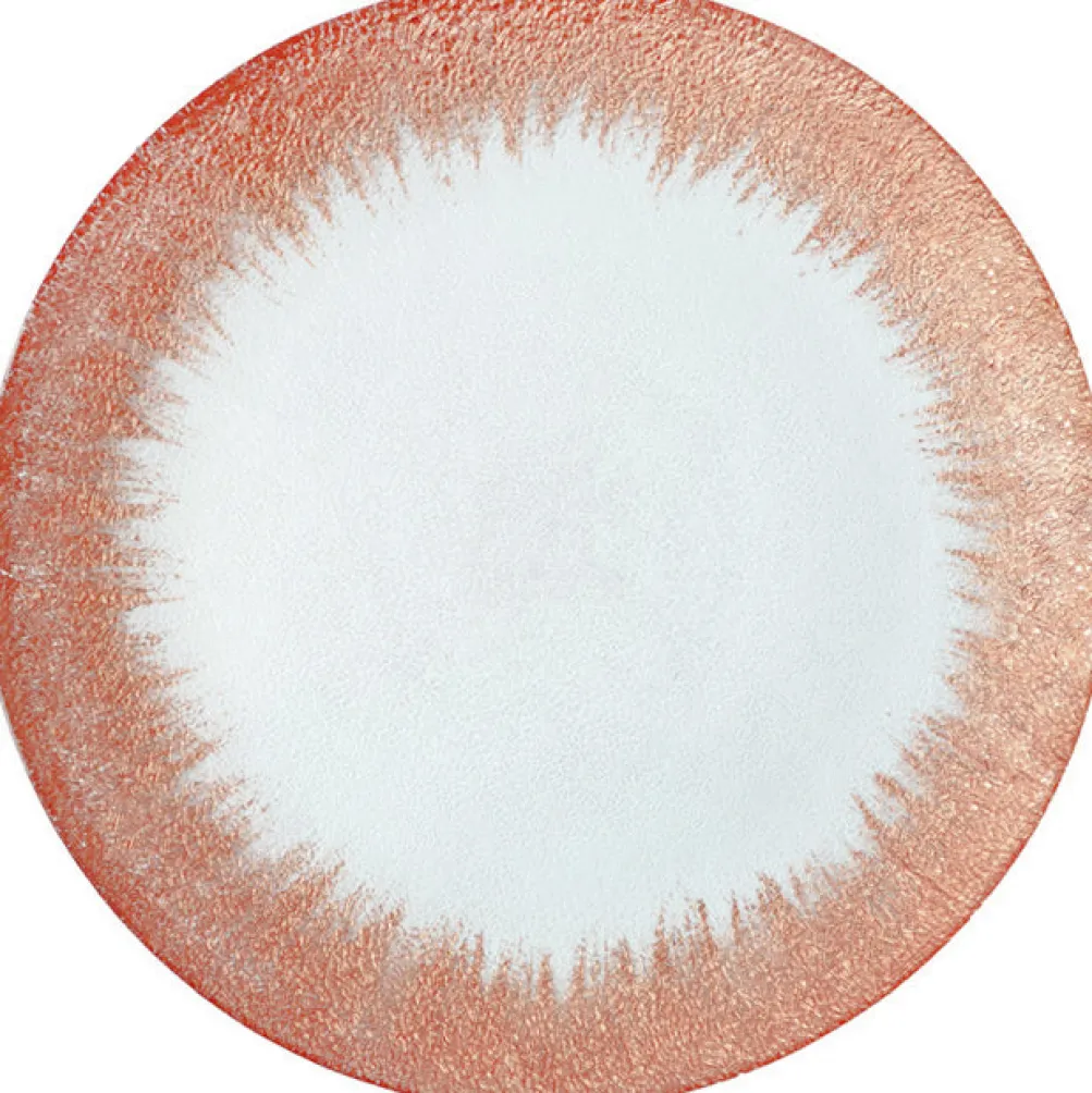 Stardust - Glass Charger Plate in Rose Gold (Item # 0277)