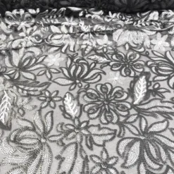 Starlight Sequins Table Linen in Silver