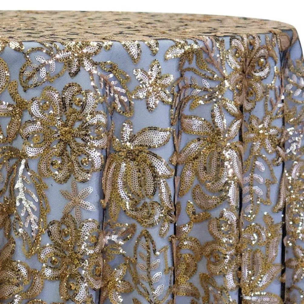 Starlight Sequins Table Linen in Gold