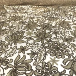 Starlight Sequins Table Runner in Champagne