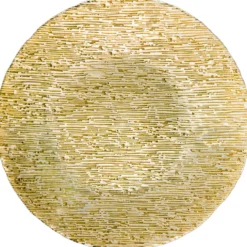 Static - Glass Charger Plate in Gold (Item # 0290)