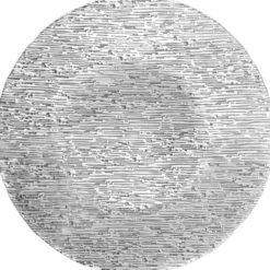 Static - Glass Charger Plate in Silver (Item # 0290)