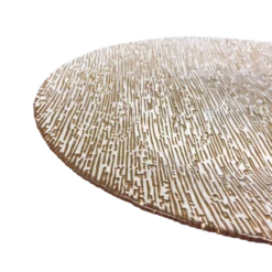 Static - Glass Charger Plate in Rose Gold (Item # 0290)
