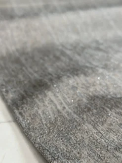 Sterling Jacquard Table Linen in Grey