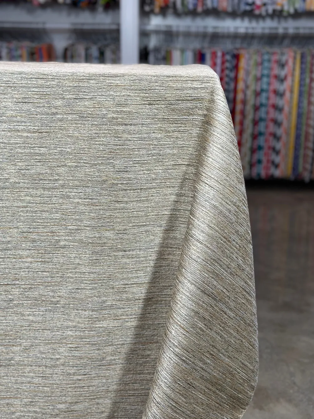 Sterling Jacquard Table Linen in Ivory