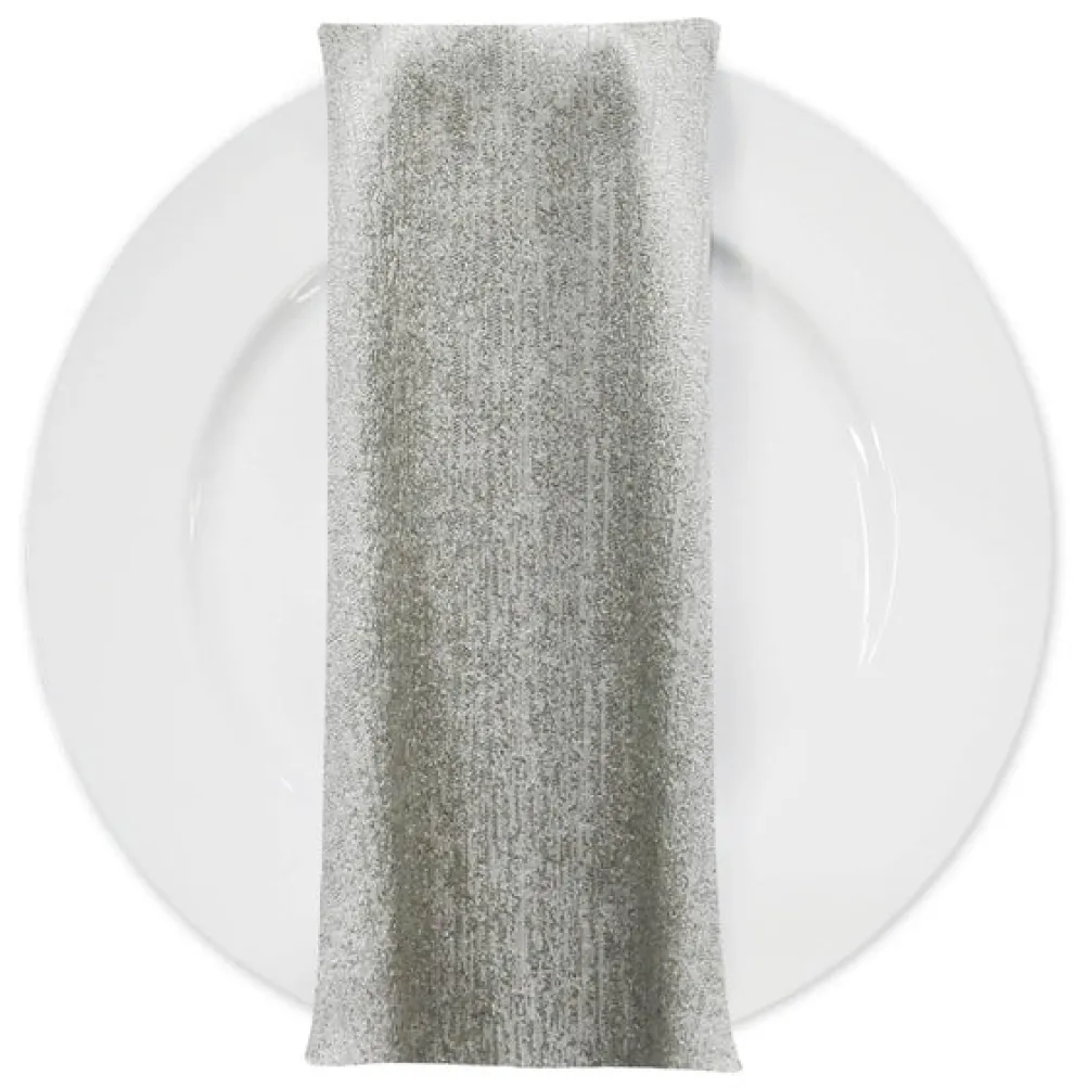 Sterling Jacquard Table Napkin in Ivory