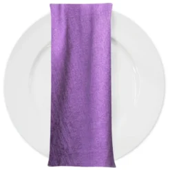 Sterling Jacquard Table Napkin in Plum