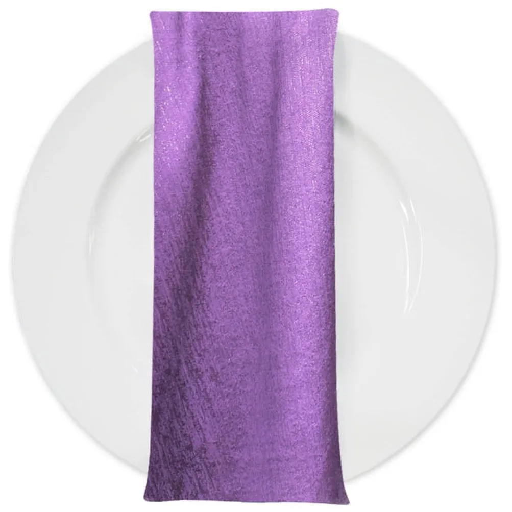 Sterling Jacquard Table Napkin in Plum