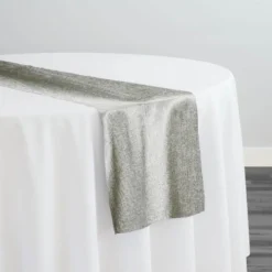 Sterling Jacquard Table Runner in Taupe