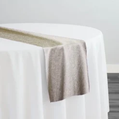 Sterling Jacquard Table Runner in Gold