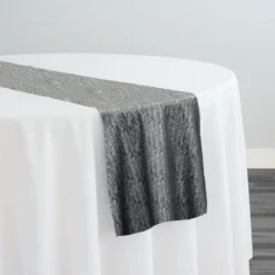Sterling Jacquard Table Runner in Black