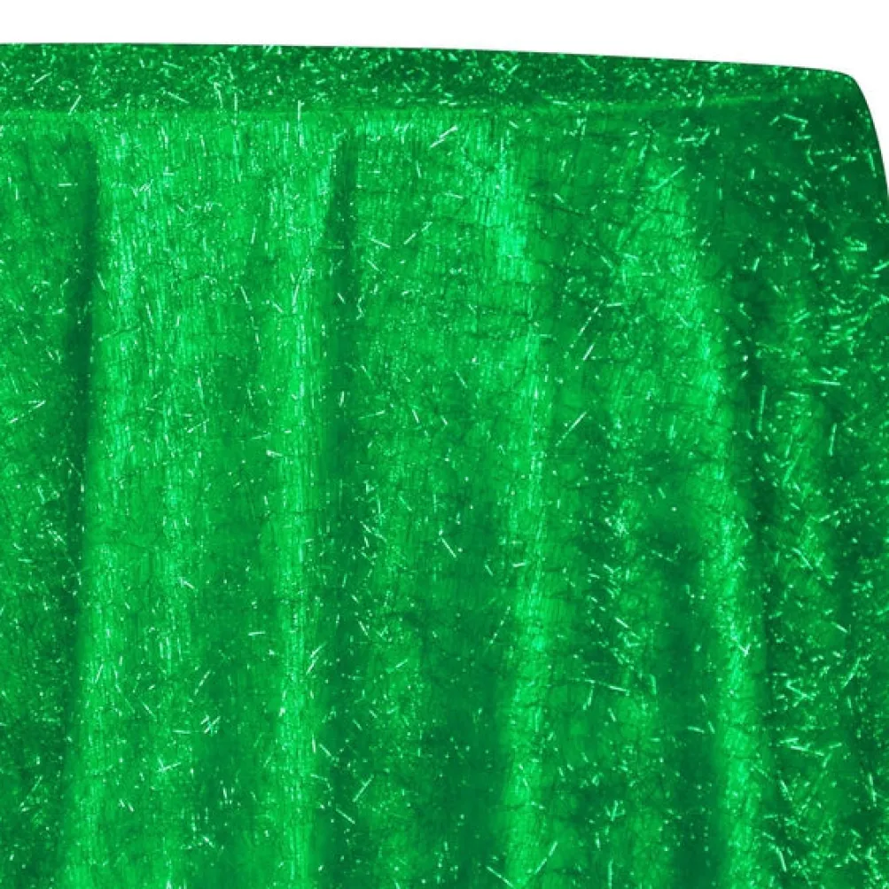 String Metallic Table Linen in Green