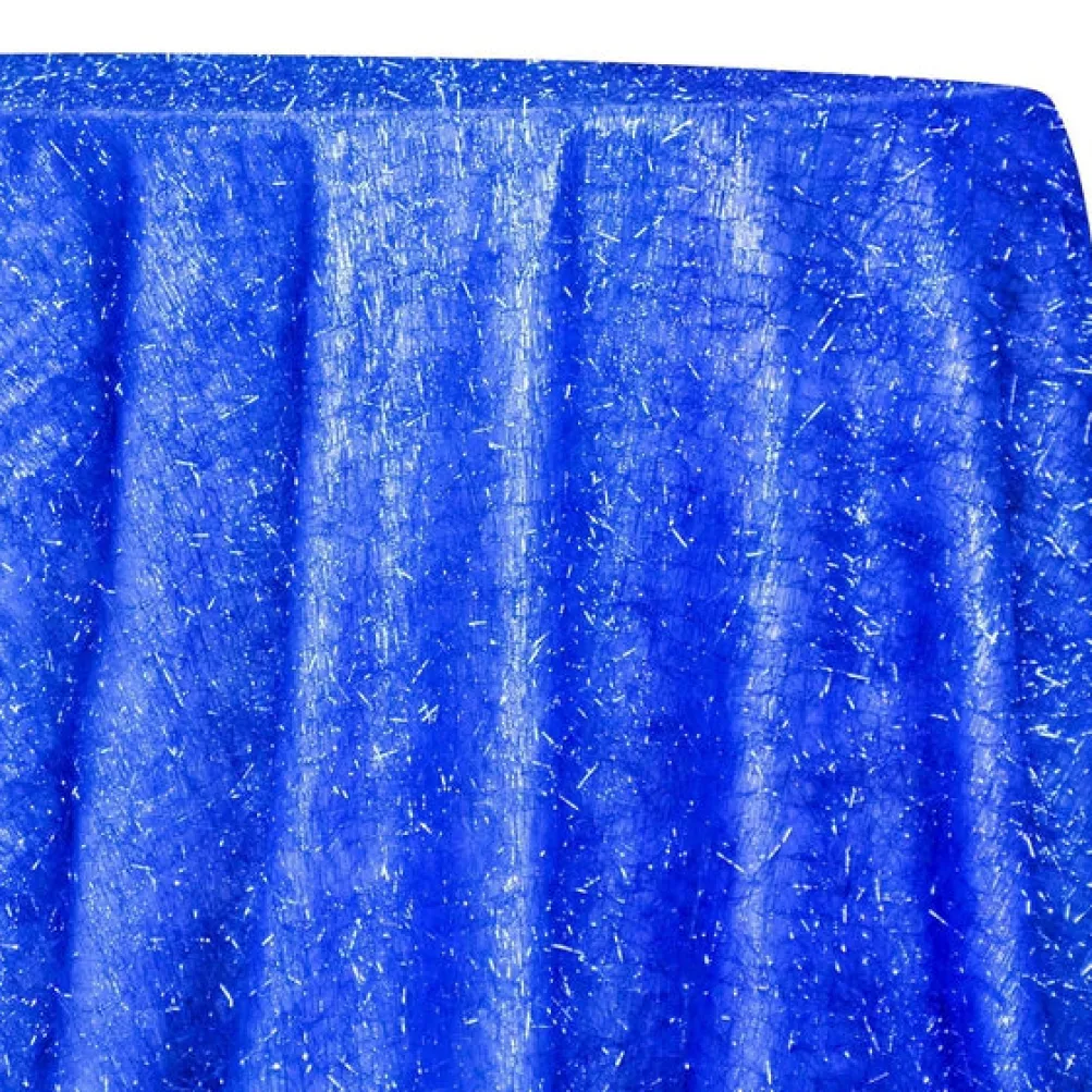 String Metallic Table Linen in Royal