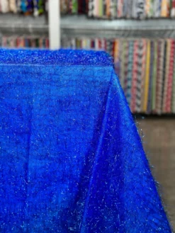 String Metallic Table Linen in Royal