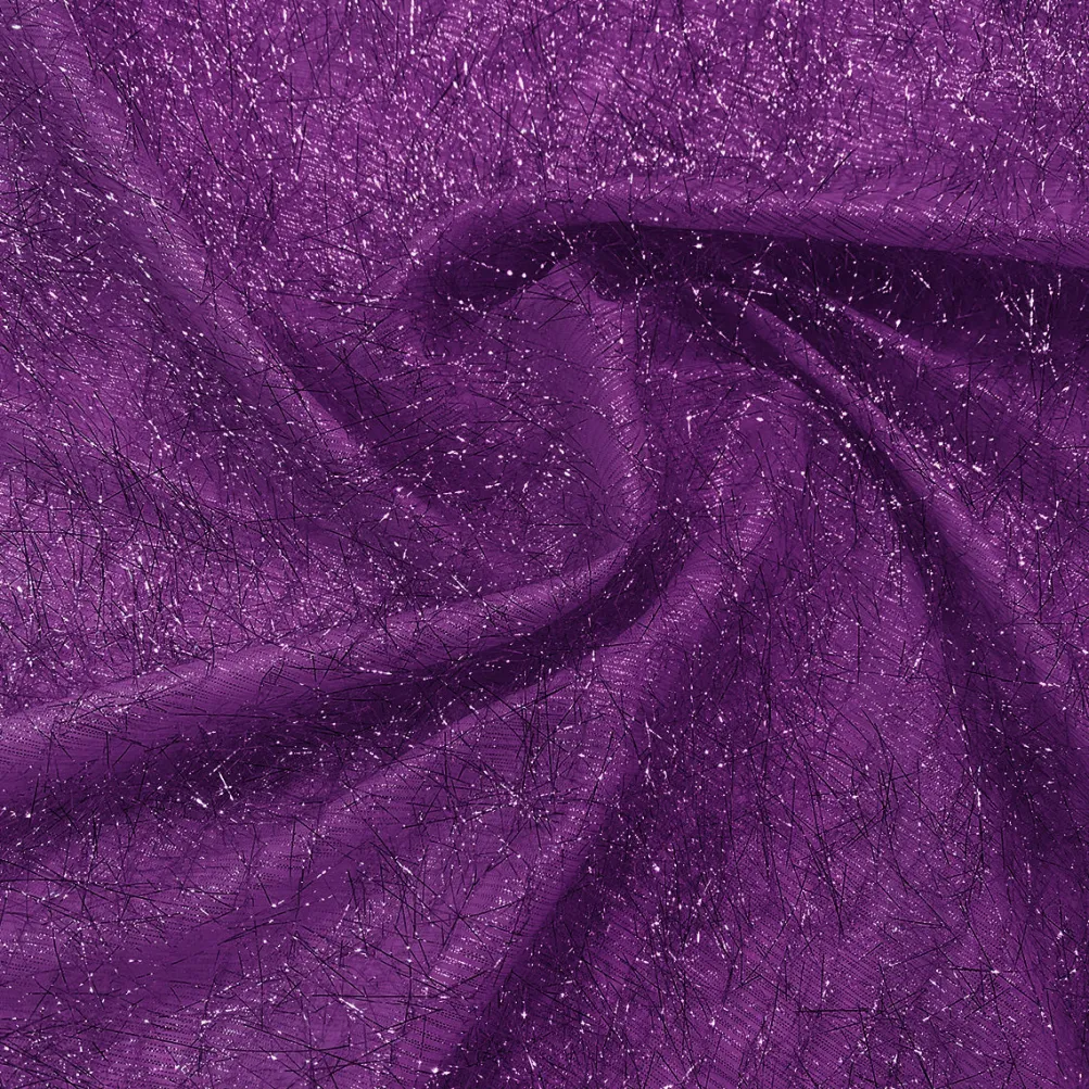 String Metallic Table Linen in Purple