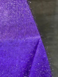 String Metallic Table Linen in Purple
