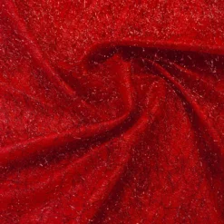 String Metallic Table Linen in Red