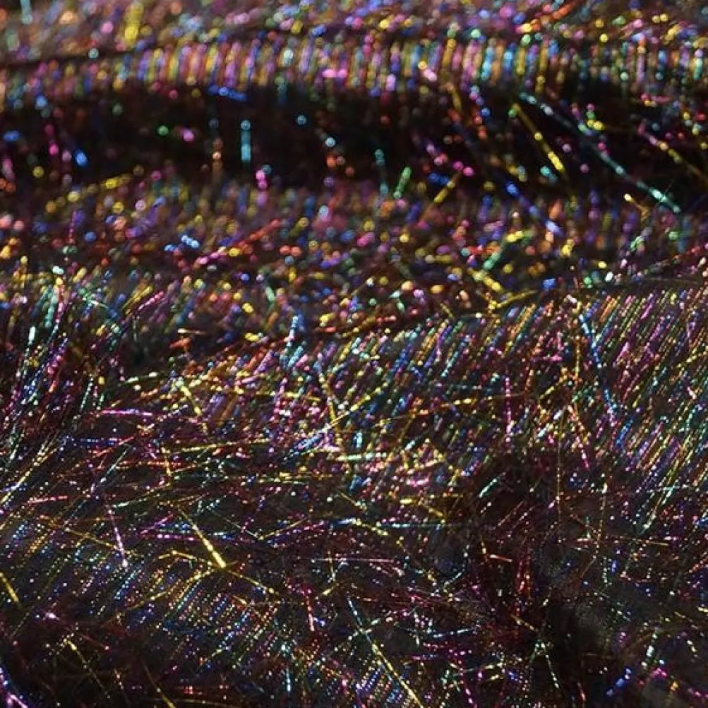 String Metallic Table Runner in Rainbow