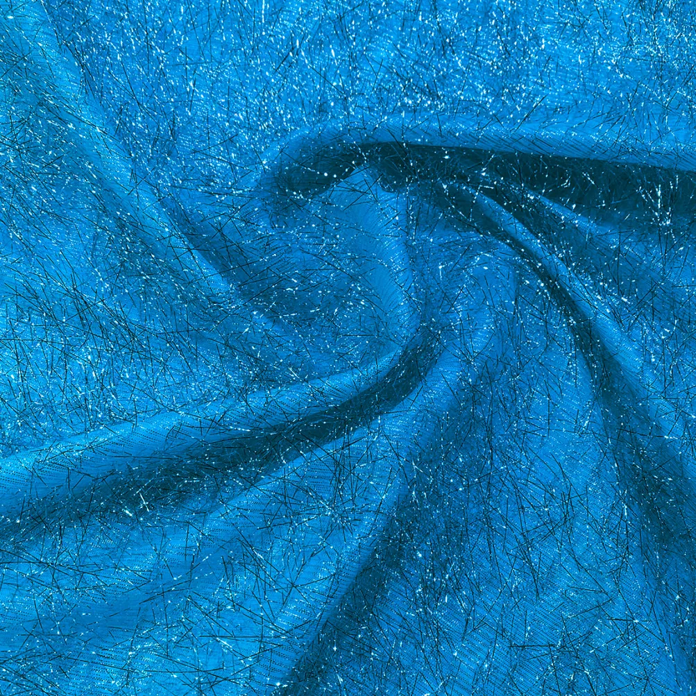 String Metallic Table Runner in Turquoise