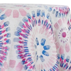Sundaze Jacquard (Reversible) Table Linen in Fuchsia and Blue