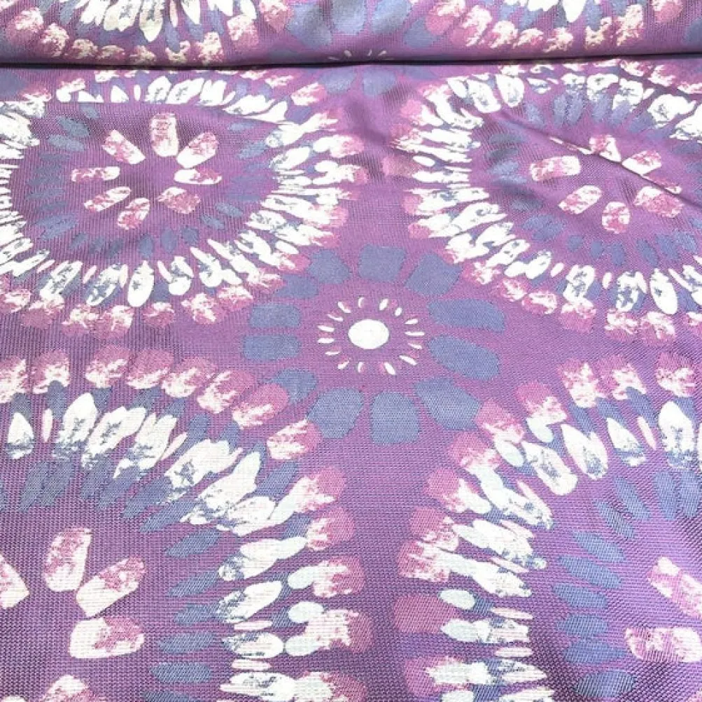 Sundaze Jacquard (Reversible) Table Runner in Fuchsia and Blue