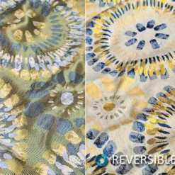 Sundaze Jacquard (Reversible) Table Runner in Yellow and Blue