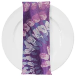 Sundaze Jacquard (Reversible) Table Napkin in Fuchsia and Blue