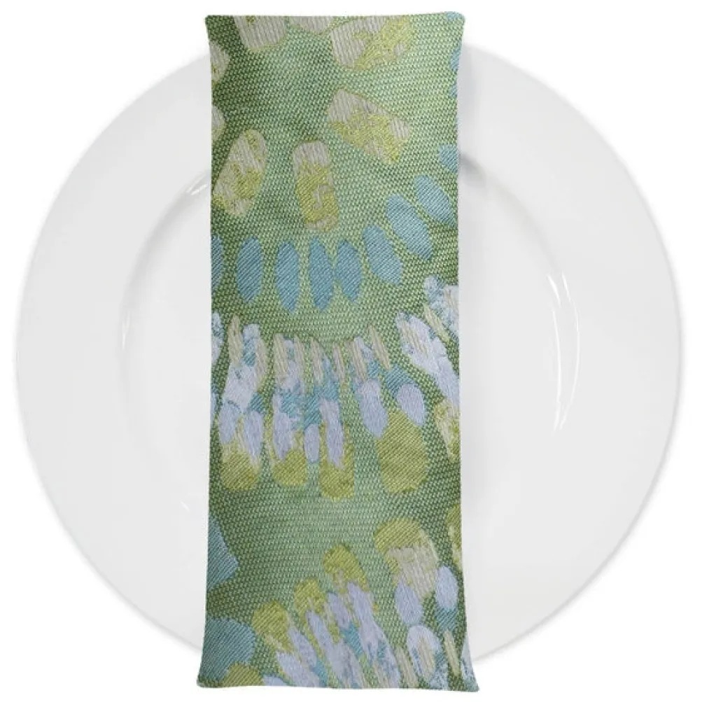 Sundaze Jacquard (Reversible) Table Napkin in Yellow and Blue