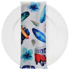 Surf's Up (Poly Print) Table Napkin