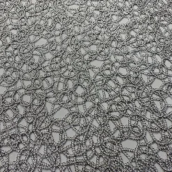 Swirl Chain Lace Table Linen in Silver