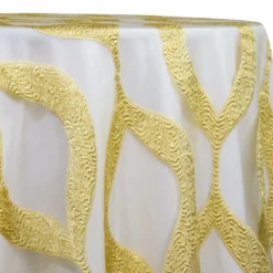 Tabriz Organza Table Linen in Gold