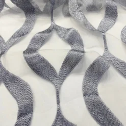 Tabriz Organza Table Linen in Silver
