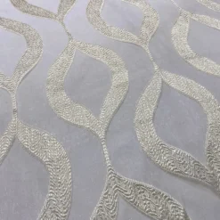 Tabriz Organza Table Linen in Ivory
