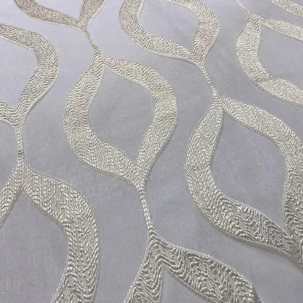 Tabriz Organza Table Runner in Ivory