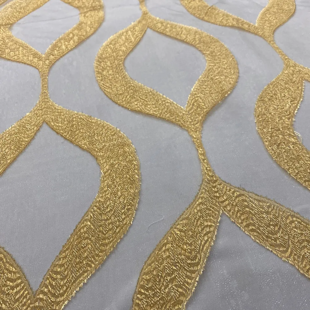 Tabriz Organza Table Runner in Gold
