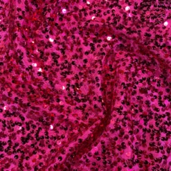 Taffeta Sequins Table Linen in Fuchsia