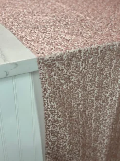 Taffeta Sequins Table Linen in Blush Matte