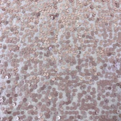 Taffeta Sequins Table Linen in Blush Matte