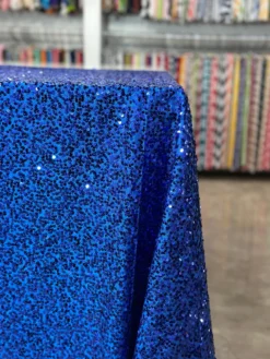 Taffeta Sequins Table Linen in Royal