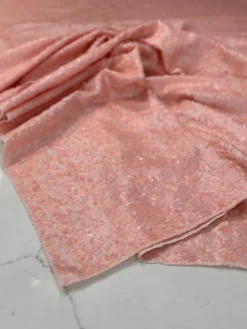 Taffeta Sequins Table Linen in Dusty Rose