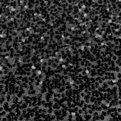 Taffeta Sequins Table Linen in Black