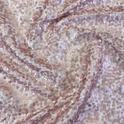 Taffeta Sequins Table Runner in Blush Matte