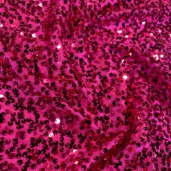 Taffeta Sequins Table Runner in Fuchsia