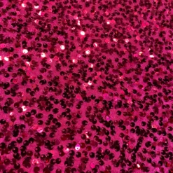 Taffeta Sequins (w/ Poly Lining) Table Napkin in Fuchsia
