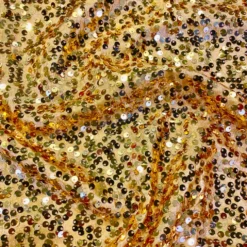Taffeta Sequins (w/ Poly Lining) Table Napkin in Gold